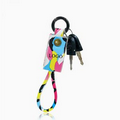 Charger Cable PU Leather Keychain